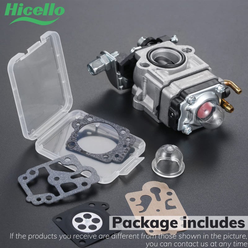 Hicello Carburetor Carb Petrol/Gas with Repair Kits Multi Tool Brush Cutter Grass Trimmer Parts Replacement for MP15 43CC 52CC CG430 CG520 BC430 BC520 - Image 4